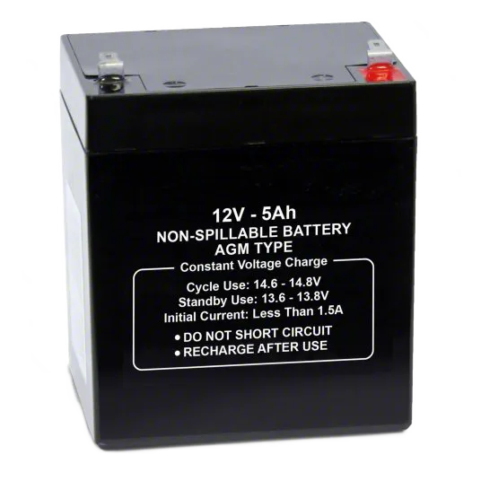 A floating battey in space