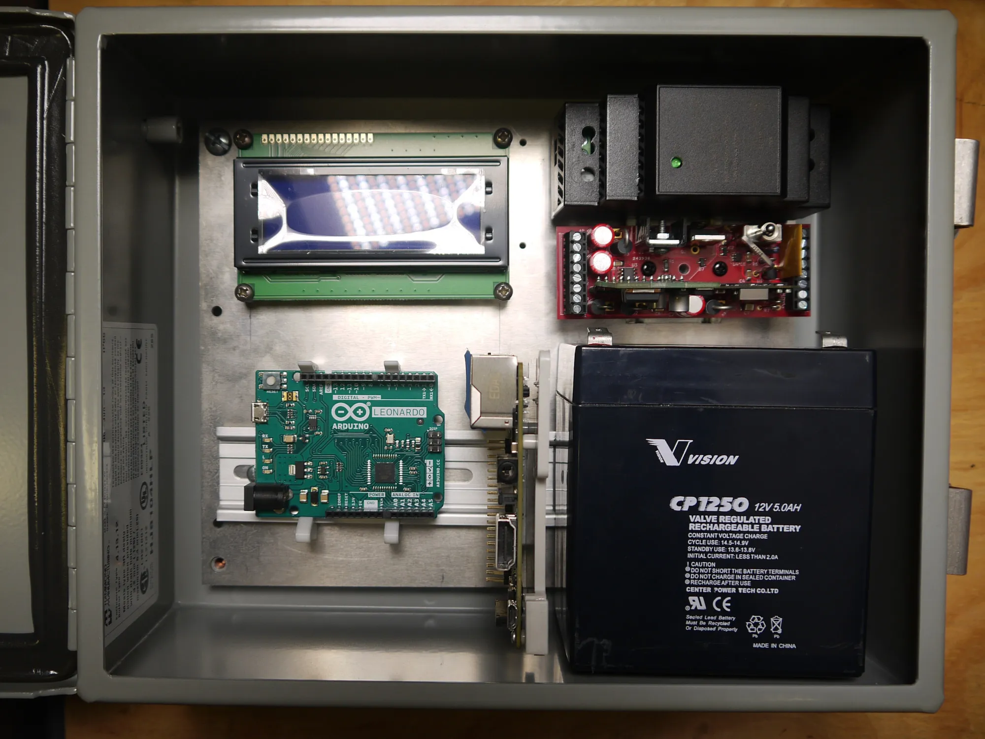 NanoUPS in a 8 x 10 x 4 NEMA enclosure